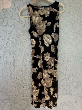 Vintage Floral Maxi Dress